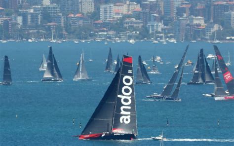 Andoo Comanche set for Sydney to Hobart line .